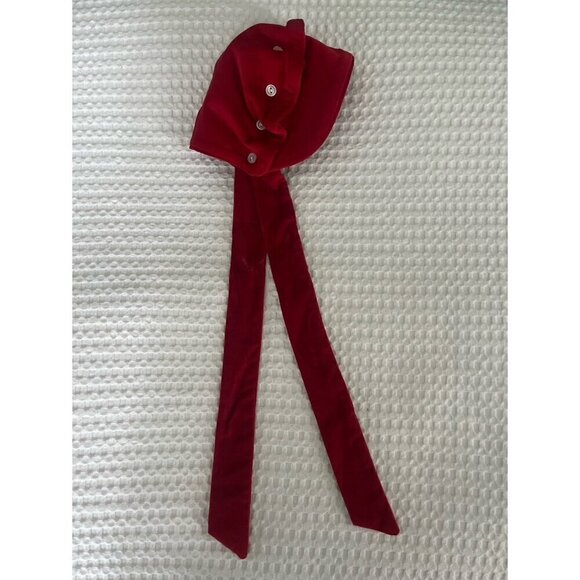 Beaufort Bonnet Co Red Velvet Hat XS - Picture 5 of 7